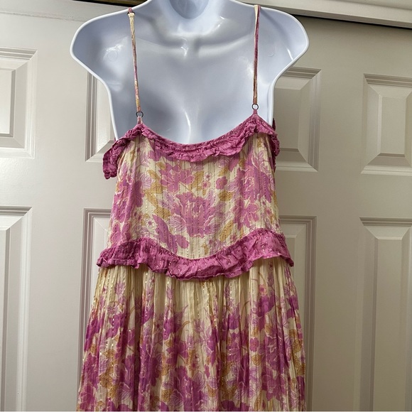 Spell & The Gypsy Coco Lei Strappy Gown Lilac Medium size - Picture 9 of 10